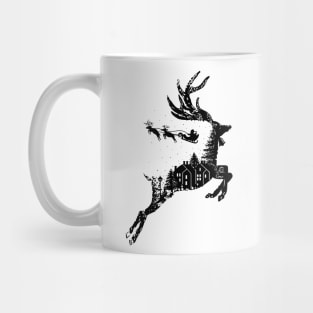 Reindeer Christmas Mug